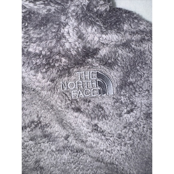 The North Face Osito Jacket Women's‎ M Mock Neck Gray Fleece Full Zip Outdoor - Picture 8 of 8
